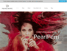 Tablet Screenshot of pearlperri.com